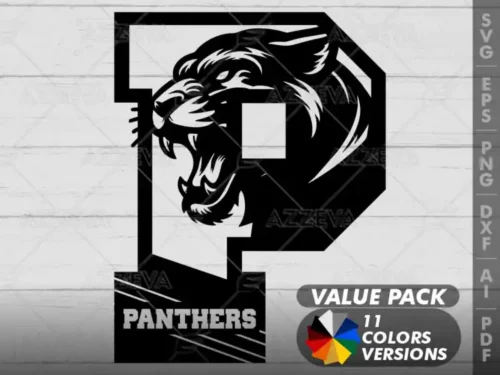 db panther in p letter c design azzeva com