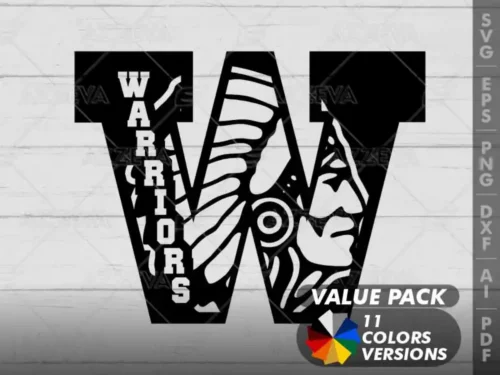 db warrior in w letter c design azzeva com